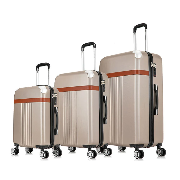 Kunstleer vastgebonden ABS Retro bagage