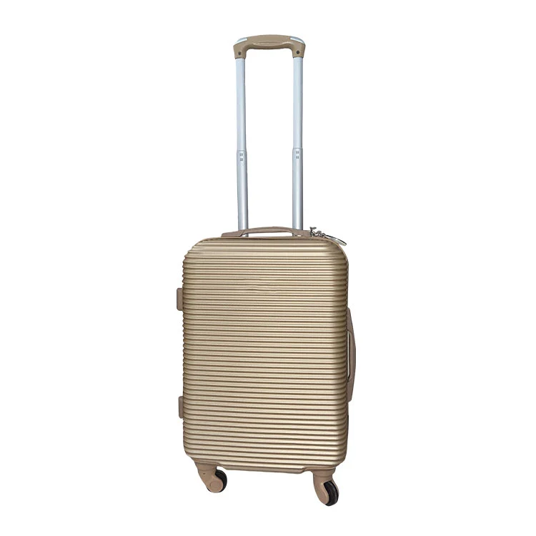 ABS-bagage met horizontale strepen