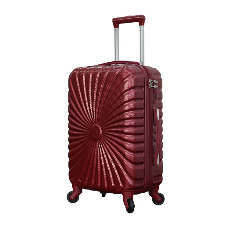 ABS-bagage met Sunburst-textuur